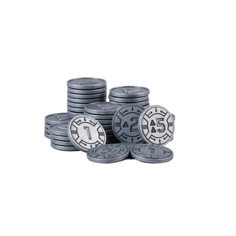 MOONROLLERS METAL HAZARD TOKENS