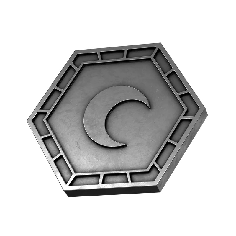 VEILED FATE METAL CITY TOKEN