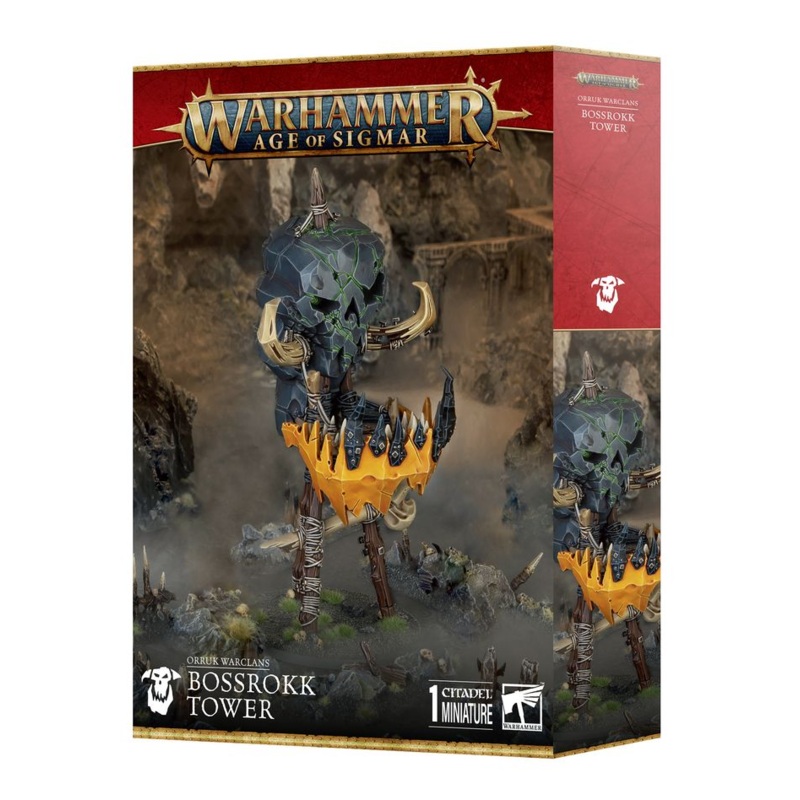 AGE OF SIGMAR ORRUK WARCLANS BOSSROKK TOWER