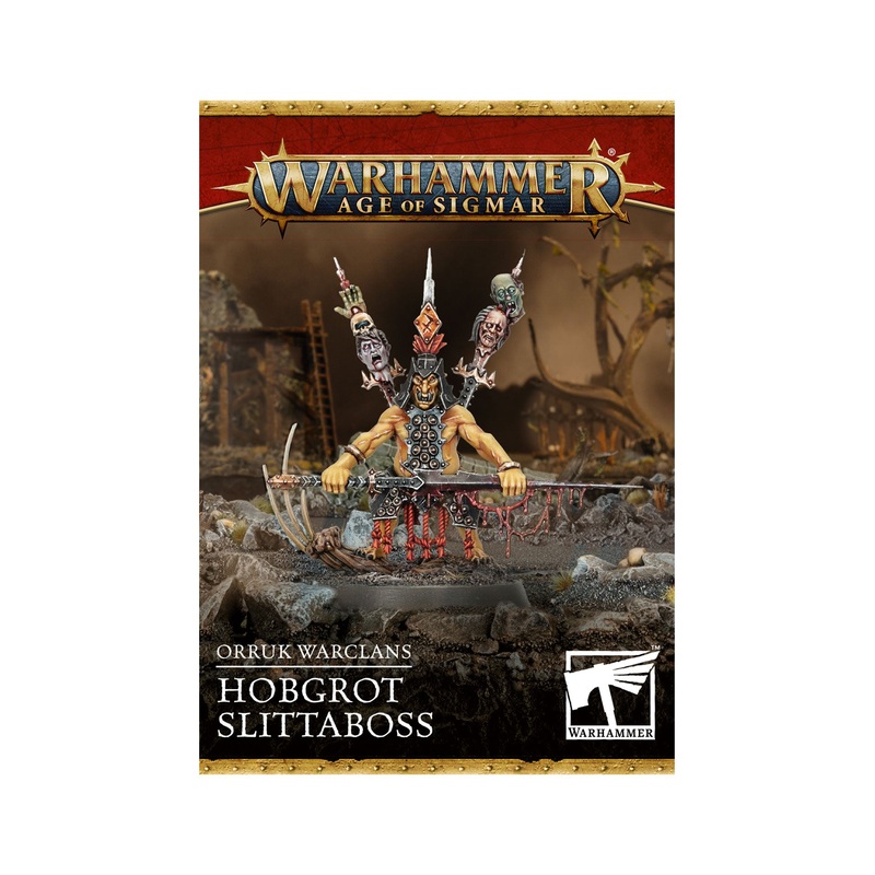 AGE OF SIGMAR ORRUK WARCLANS HOBGROT SLITTABOSS