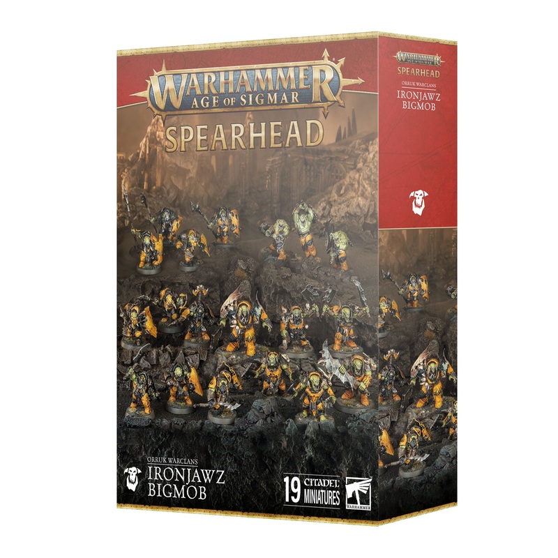 AGE OF SIGMAR ORRUK WARCLANS IRONJAW SPEARHEAD