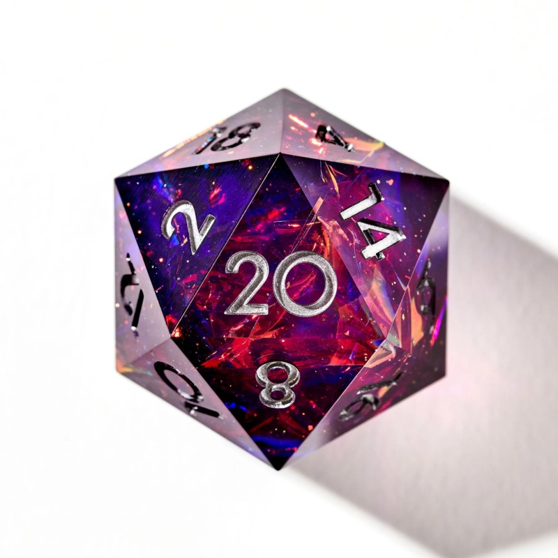 DISPEL AMETHYST SKIES 7PC DICE SET