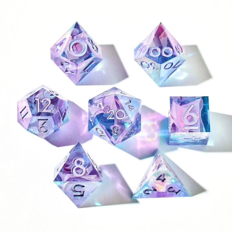 DISPEL CRYSTALLINE WINGS 7PC DICE SET