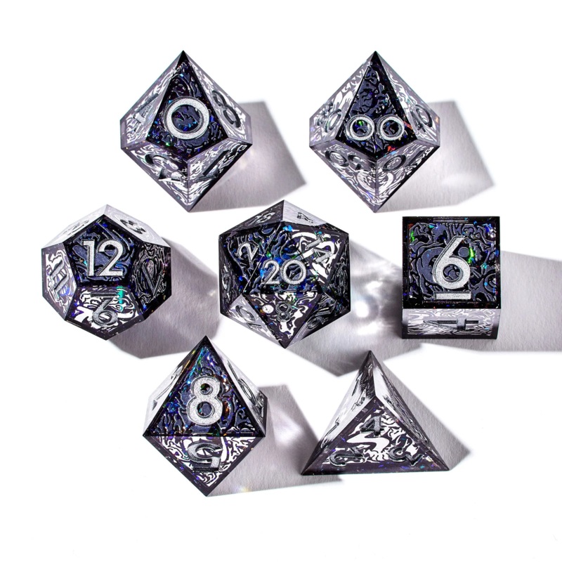 DISPEL YEAR OF THE DRAGON ICONIC 7PC DICE SET