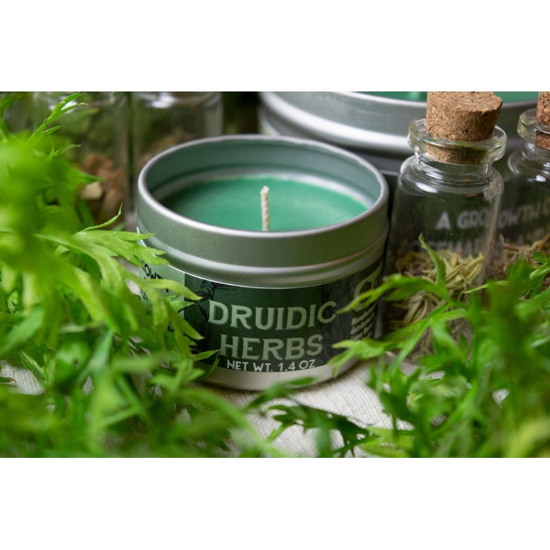 DRUIDIC HERBS 2oz GAMING CANDLE