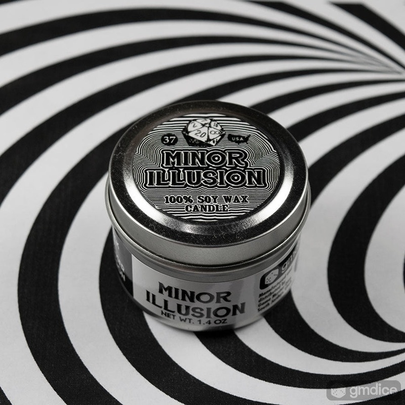 MINOR ILLUSTION 2oz GAMING CANDLE