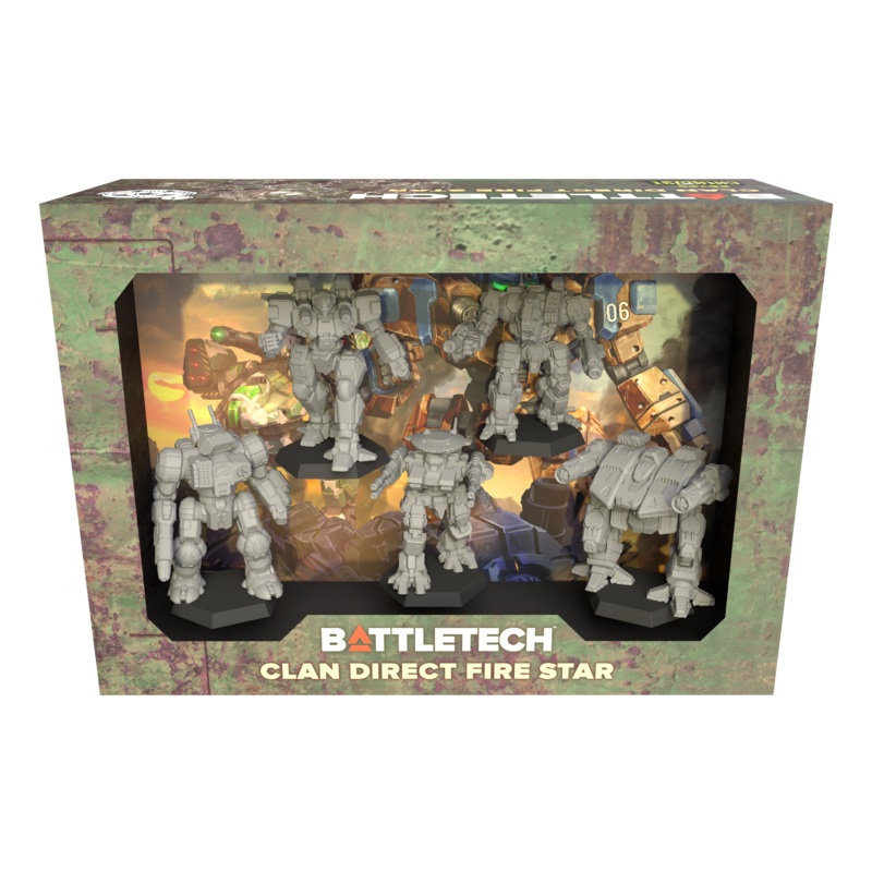 BATTLETECH CLAN DIRECT FIRE STAR