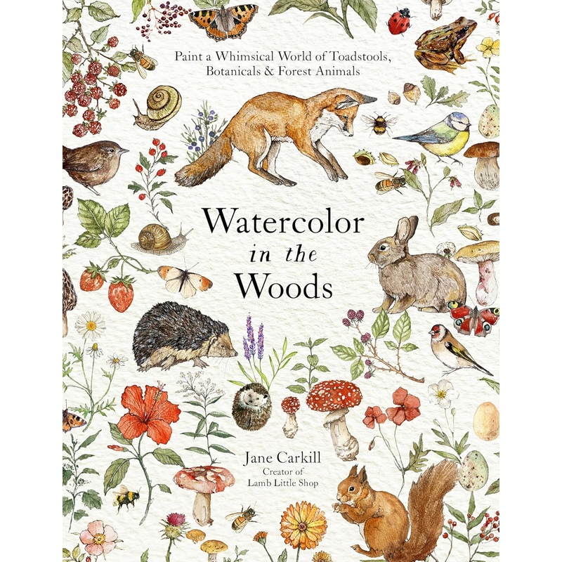 WATERCOLOR IN THE WOODS BY JANE CARKILL
