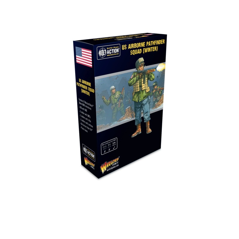 BOLT ACTION US AIRBORNE WINTER PATHFINDER SQUAD
