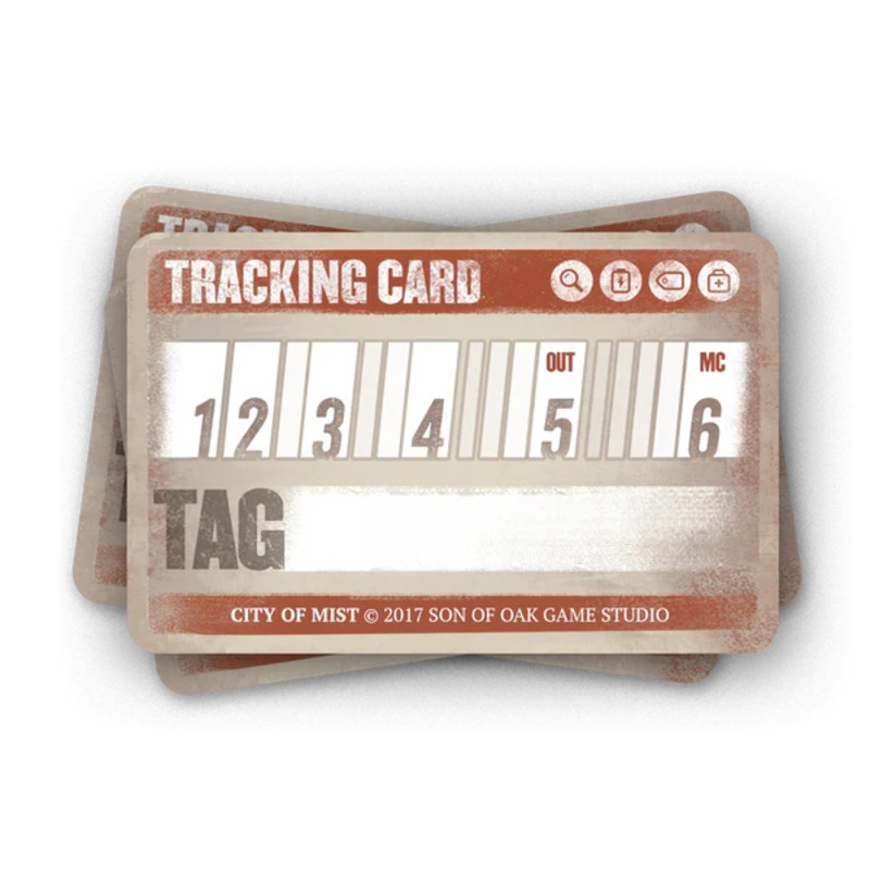 CITY OF MIST: TRACKING CARDS