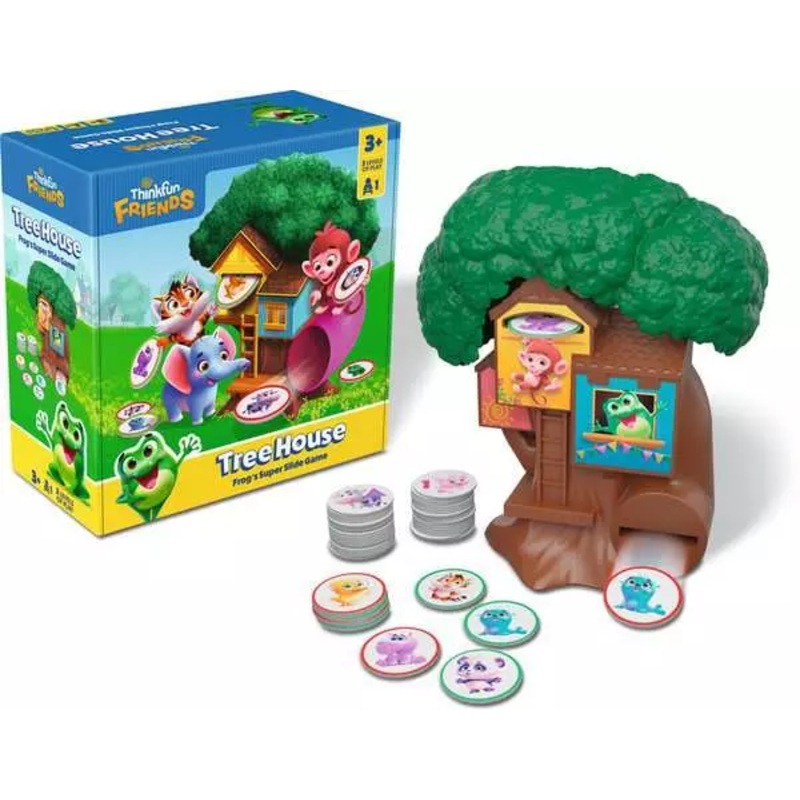 TREE HOUSE: FROG'S SUPER SLIDE GAME 3+