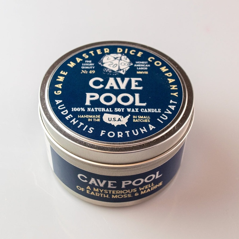 CAVE POOL 8oz GAMING CANDLE