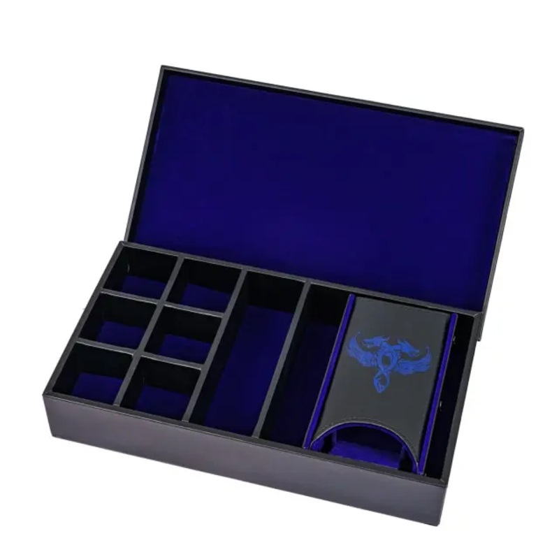 DICE TOWER & STORAGE BOX - BLUE