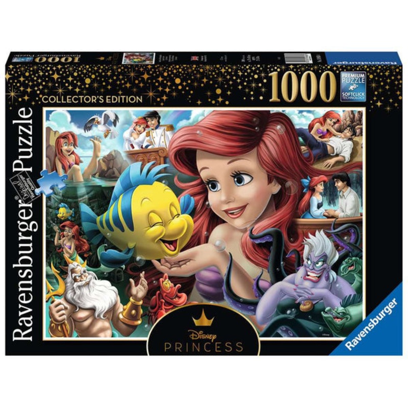 DISNEY HEROINES COLLECTOR'S EDITION: ARIEL, THE LITTLE MERMAID 1000PC PUZZLE