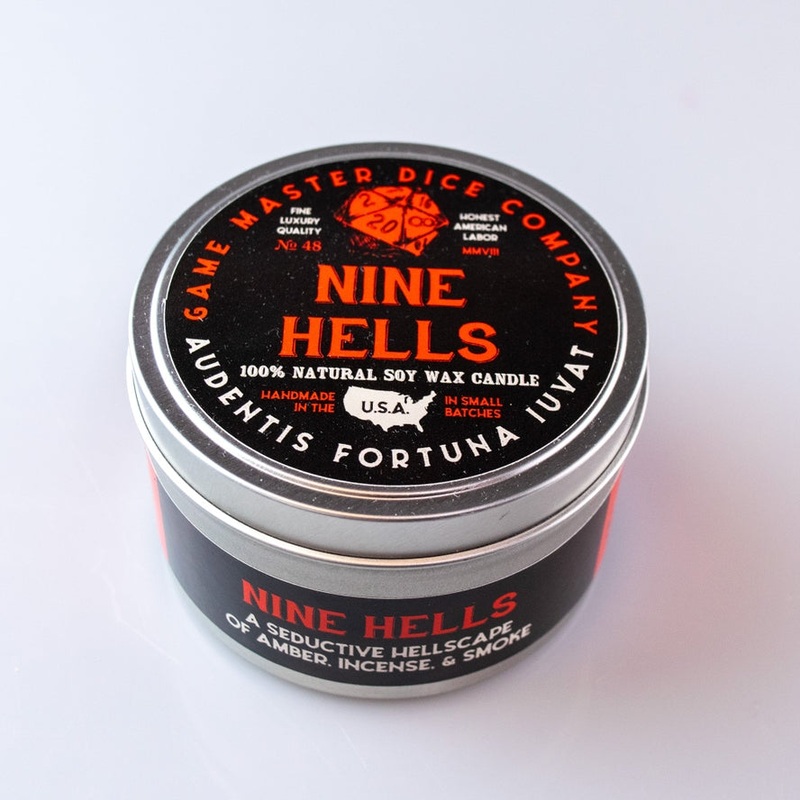 NINE HELLS 8oz GAMING CANDLE