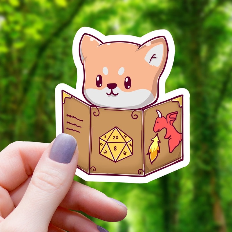 SHIBA INU GAME MASTER STICKER