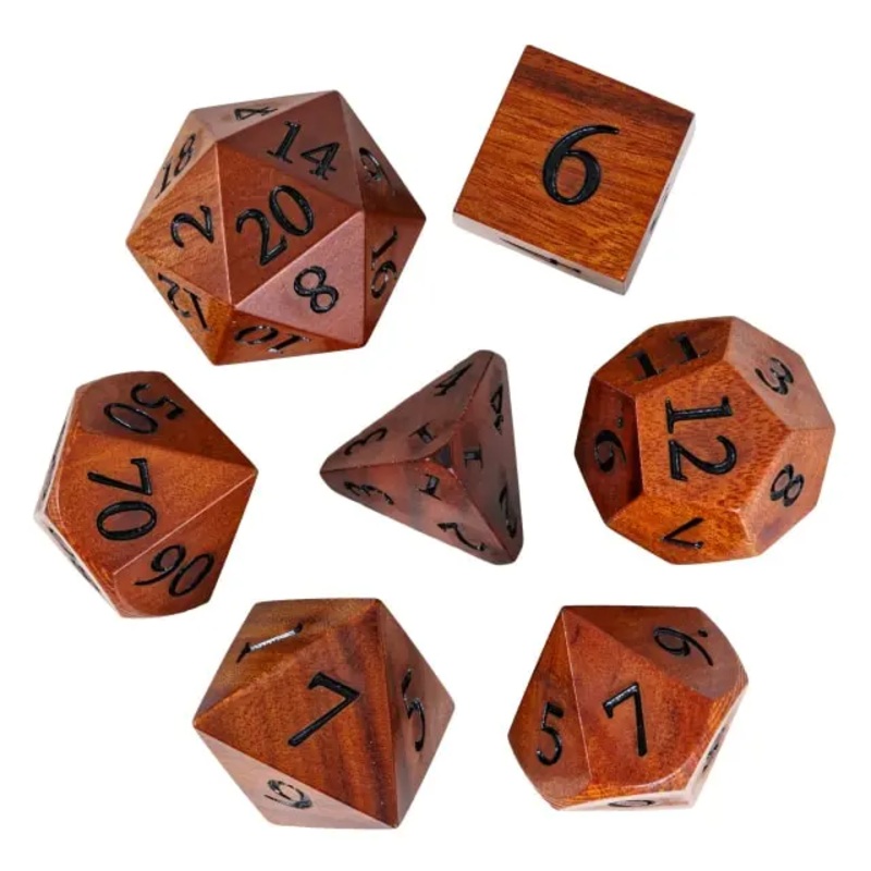 WOODEN DICE W/ BOX: CUIBOURTIA