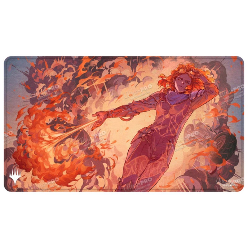 AETHERDRIFT CHANDRA'S IGNITION STITCHED EDGE PLAYMAT