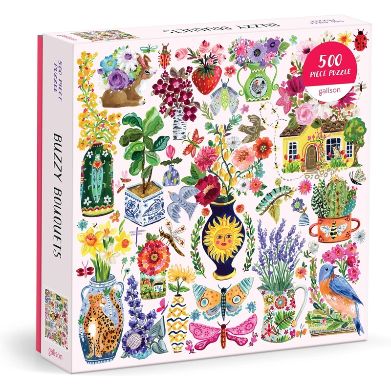 BUZZY BOUQUETS 500PC PUZZLE
