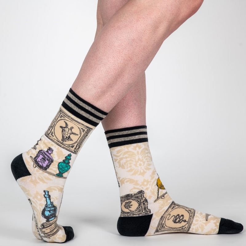 TOXIC CURIOSITIES CREW SOCKS BY FOOTCLOTHES