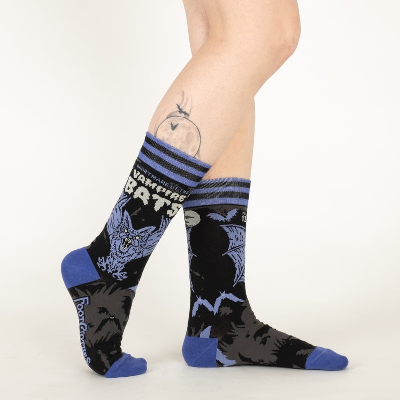 VAMPIRE BATS CREW SOCKS BY FOOTCLOTHES