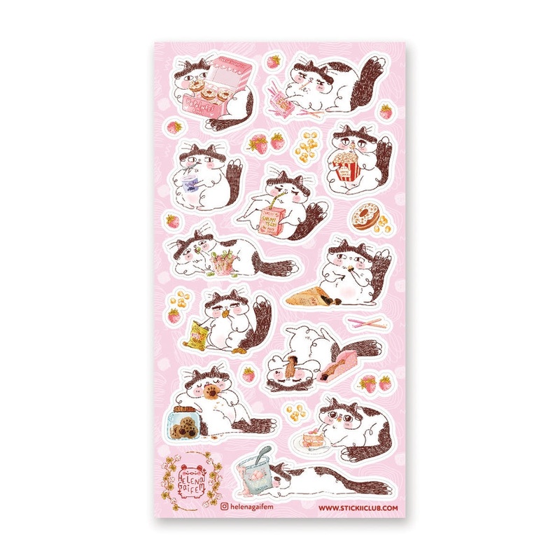 SASSY SNACKTIME STICKER SHEET