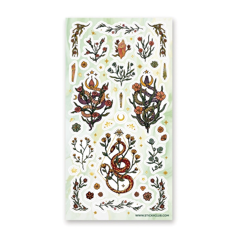 SERPENTINE STICKER SHEET
