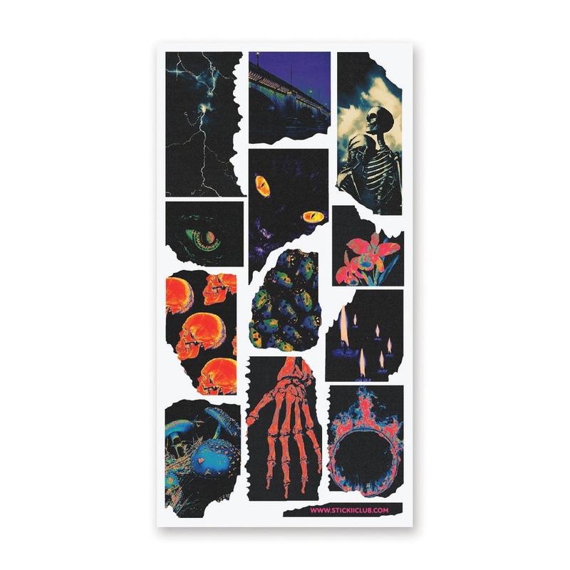 SPOOKY NATURE STICKER SHEET