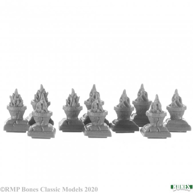BRAZIER PILLAR TOPS