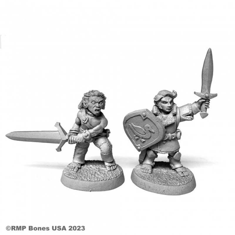 HALFLING FIGHTER & BARBARIAN