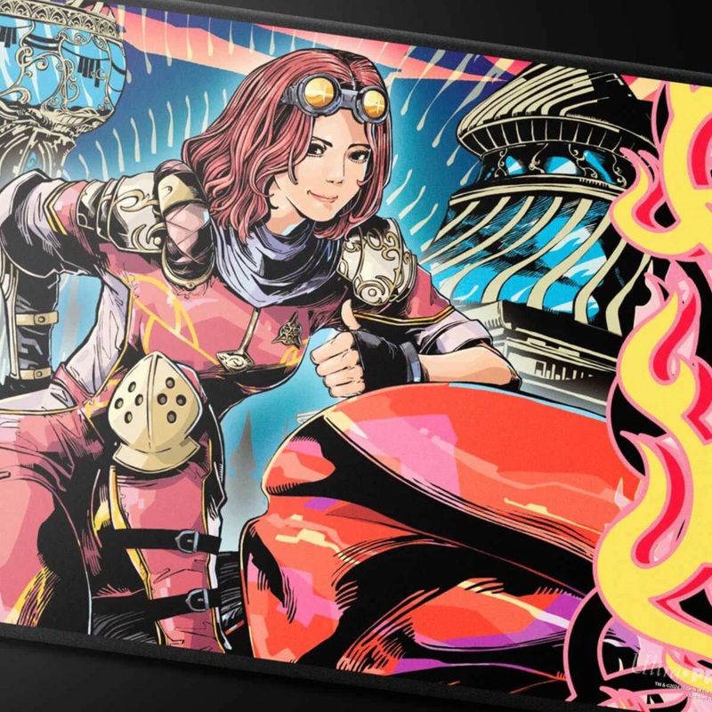AETHERDRIFT CHANDRA SPARK HUNTER STITCHED EDGE PLAYMAT