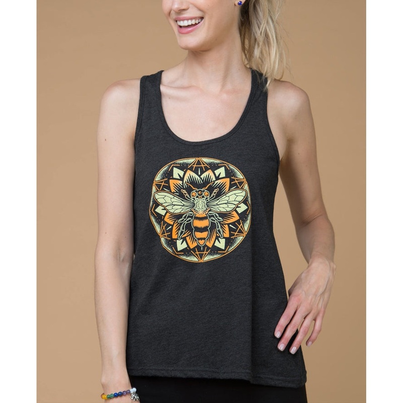BEE MANDALA TANK TOP