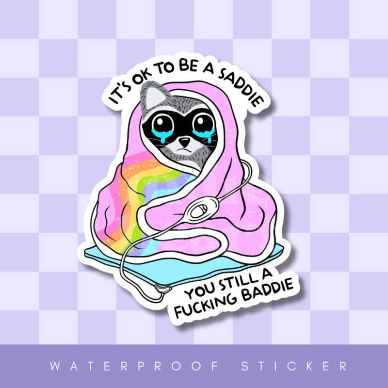 SADDIE BUT BADDIE STICKER