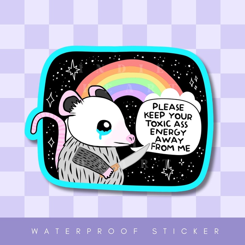 TOXIC POSSUM STICKER