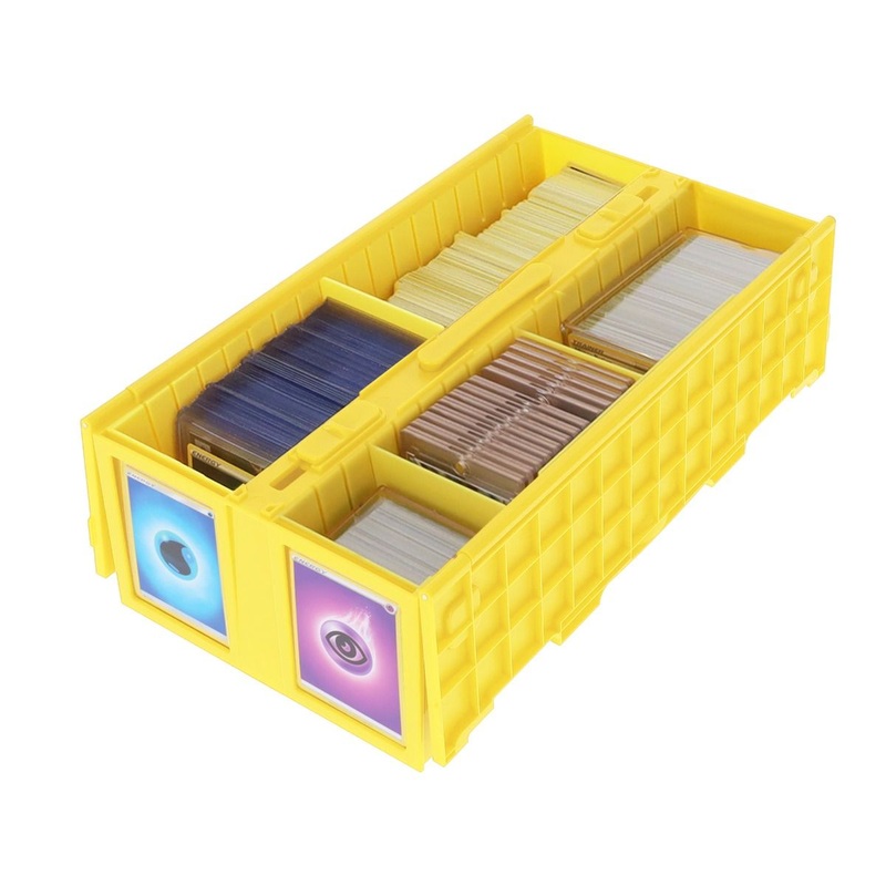 BCW COLLECTIBLE CARD BIN 1600 YELLOW