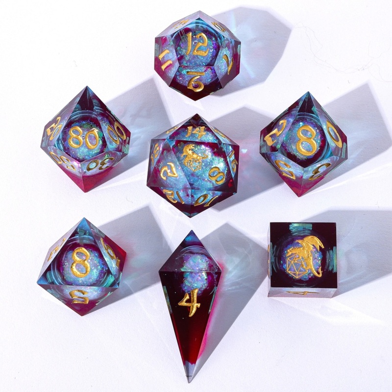 ELEMENTALCAPTURED MAGIC LIQUID CORE DICE SET