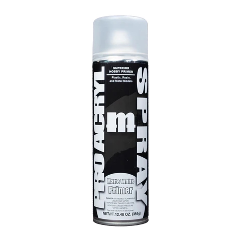 PRO ACRYL MATTE WHITE SPRAY PRIMER
