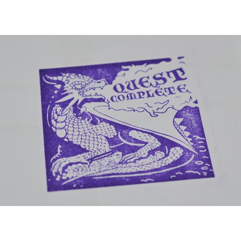 RPG STAMP: QUEST COMPLETE