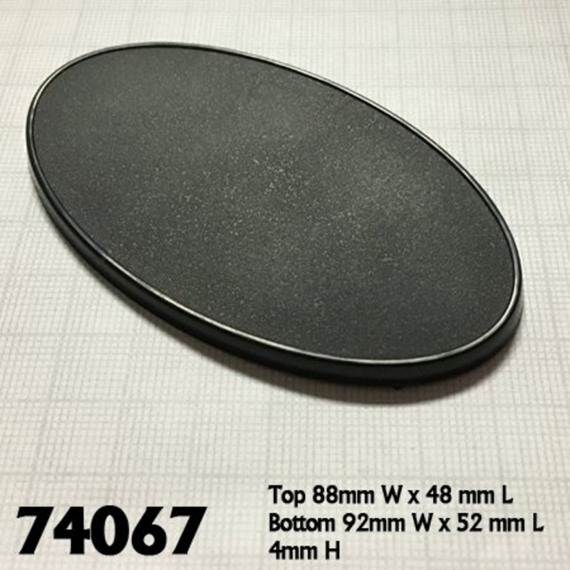 90MM X 52MM OVAL GAMING BASE