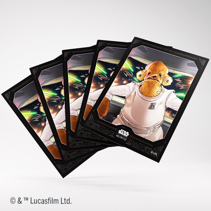 Star Wars Unlimited Art Sleeves Admiral Ackbar