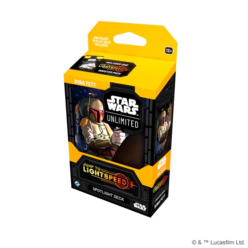 STAR WARS UNLIMITED JUMP TO LIGHTSPEED SPOTLIGHT DECK: BOBA FETT