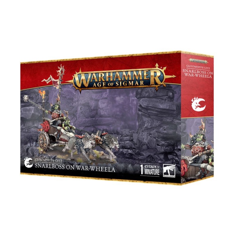 GLOOMSPITE GITZ SNARLBOSS ON WAR-WHEELA