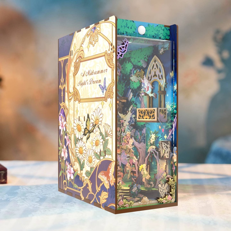 A MIDSUMMER NIGHTS DREAM 3-D WOODEN MINIATURE BOOK NOOK KIT