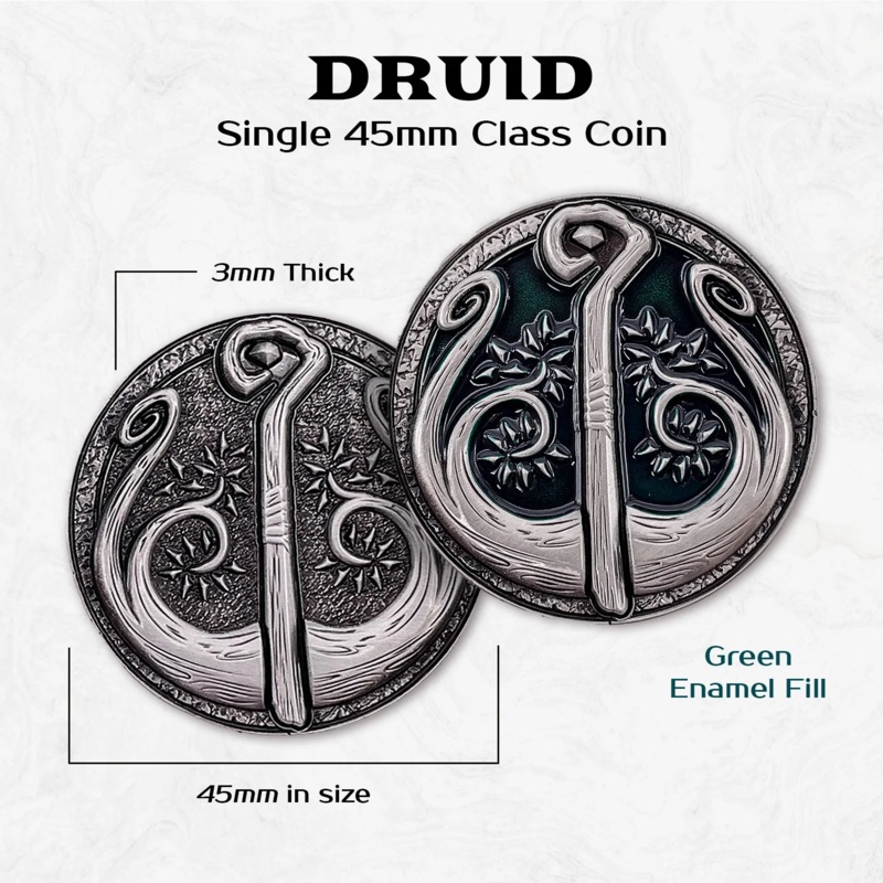 CLASS COIN - DRUID (SINGLE)