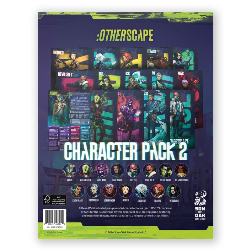 OTHERSCAPE: CHARACTER PACK 2