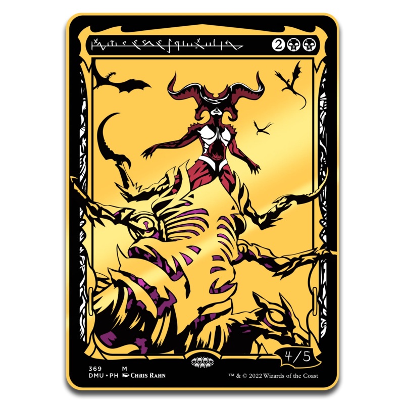 PINFINITY MAGIC: THE GATHERING SHEOLDRED THE APOCALYPSE (PHYREXIAN) COMMANDER TOKEN