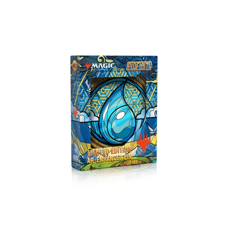 PINFINITY MAGIC: THE GATHERING STAINED GLASS ISLAND PIN