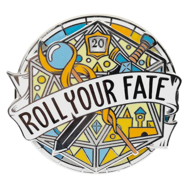 ROLL YOUR FATE SPINNER PIN
