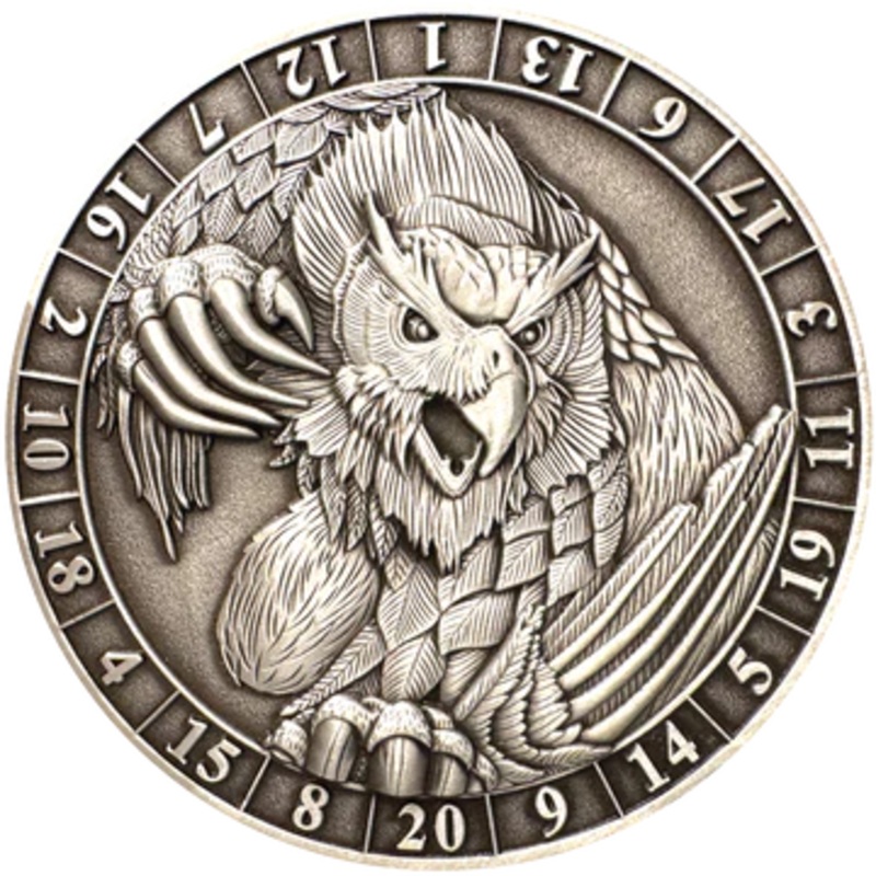 GOLIATH DICE COIN - D20 OWLBEAR