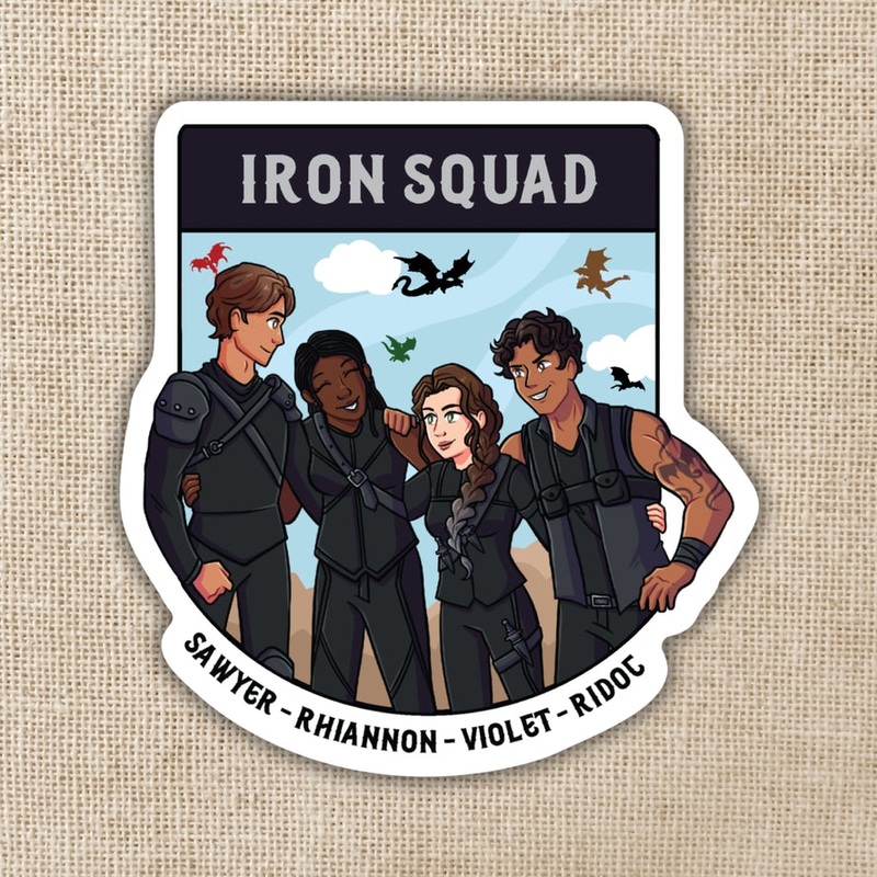 IRON SQUAD STICKER